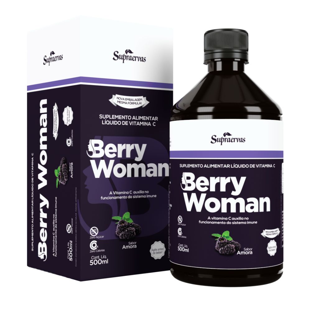 Berry Woman Sabor Amora Supraervas Ml Atacado De Produtos Naturais