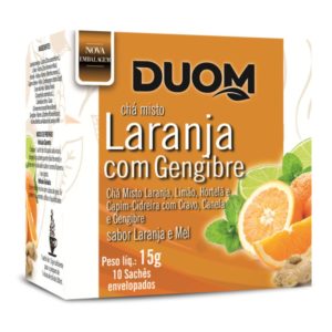 Chá Misto Laranja com Gengibre Duom 10 Sachês