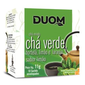 Chá Verde com Hortelã, Limão e Laranja Duom 10 Sachês