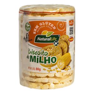 Biscoito de Milho Natural Life 80g